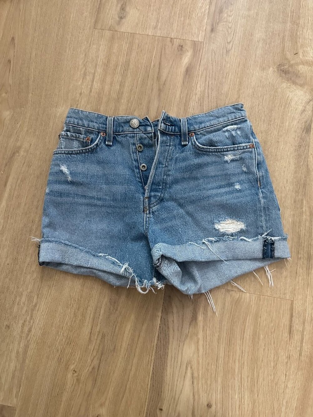 rag & bone Maya High-Rise Shorty Short - 26